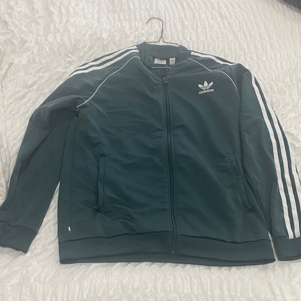 Adidas Boy’s Dark Green Track Jacket